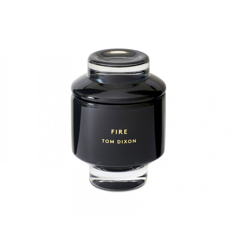 Sale Buy Elements Candle Medium Fire, 10 x 14 cm, Black – The